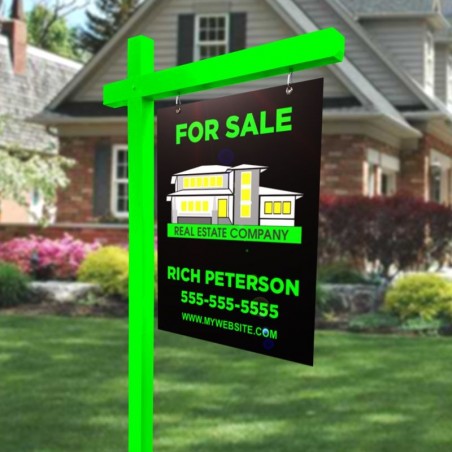 Custom Coloured Real Estate Sign Posts