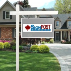 Colonial Real Estate Sign Post